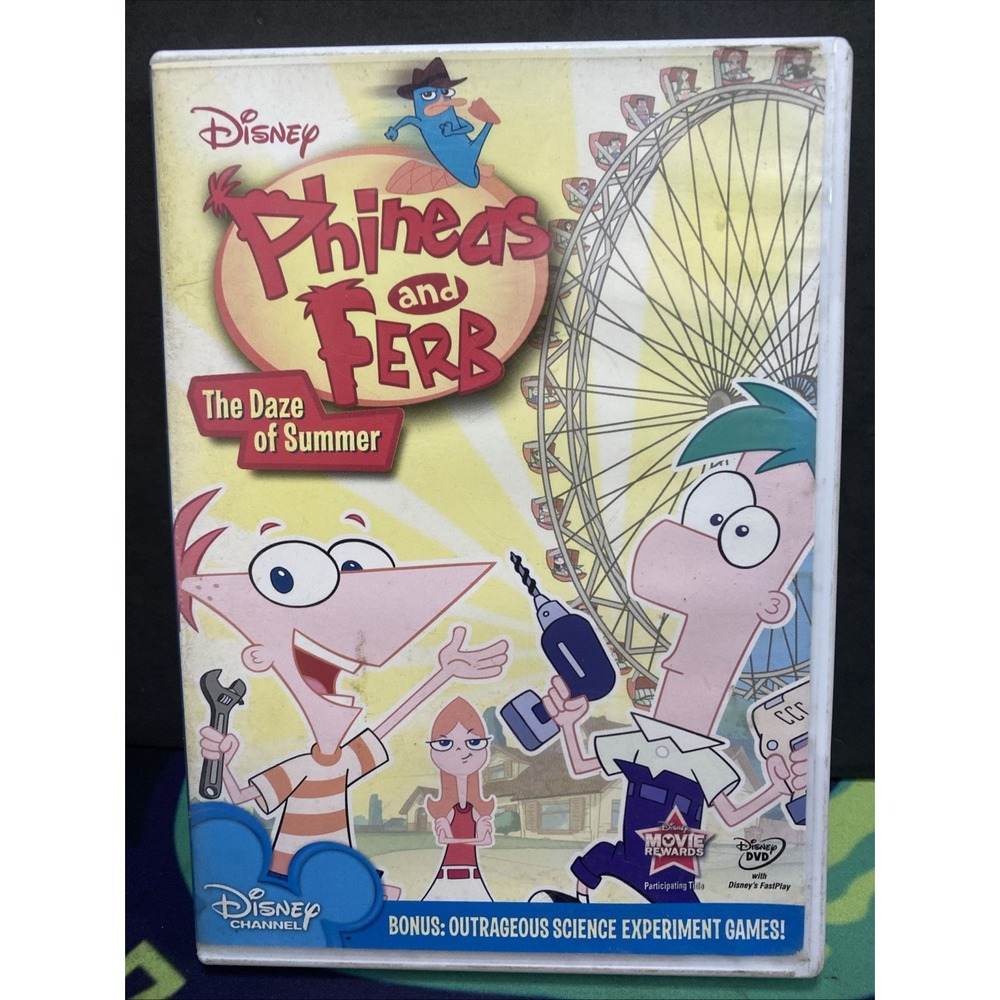 Disney Phineas and Ferb: The Daze of Summer DVD Bonus Game Walt Disney Studios